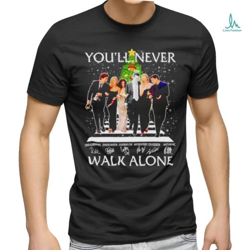 Friends Tv show Abbey Road you’ll never walk alone Christmas shirt