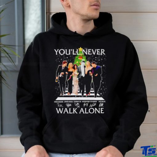 Friends Tv show Abbey Road you’ll never walk alone Christmas shirt