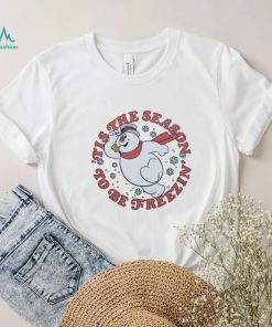 Frosty 'Tis The Season To Be Freezin' Shirt