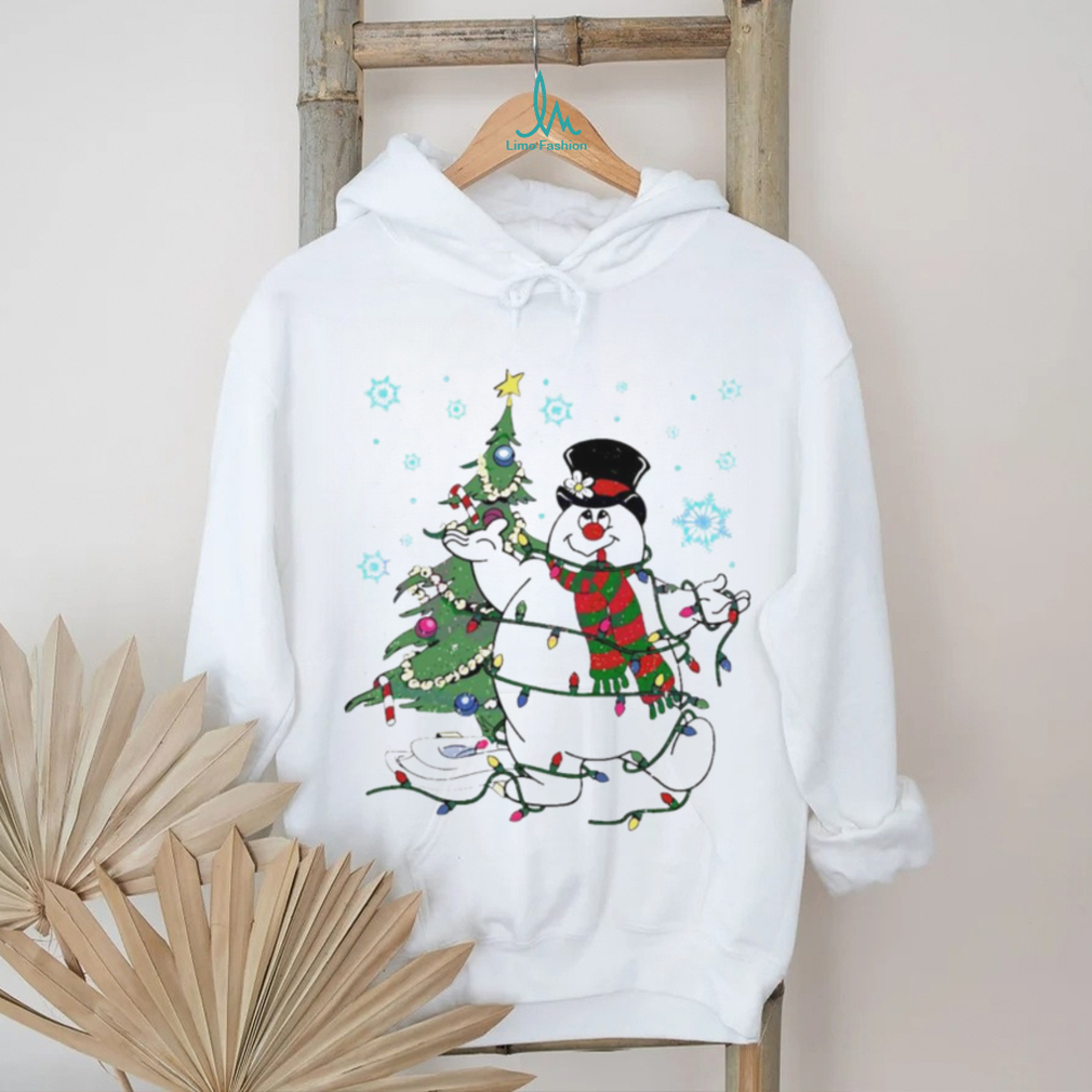 Frosty the snowman Christmas tree shirt Frosty the snowman Christmas tree shirt