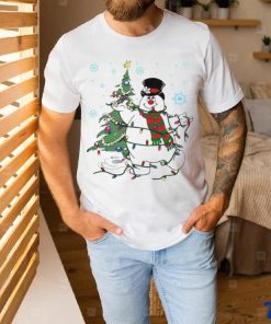 Frosty the snowman Christmas tree shirt