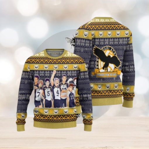 Fukurodani Academy Ugly Christmas Sweater Haikyuu Anime Xmas Gift