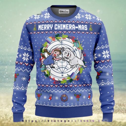 Fullmetal Alchemist Chimeramas Ugly Christmas Sweater,