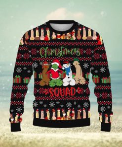 Fun Cocks Merry Christmas Printed Casual Crew Neck Ugly Sweater