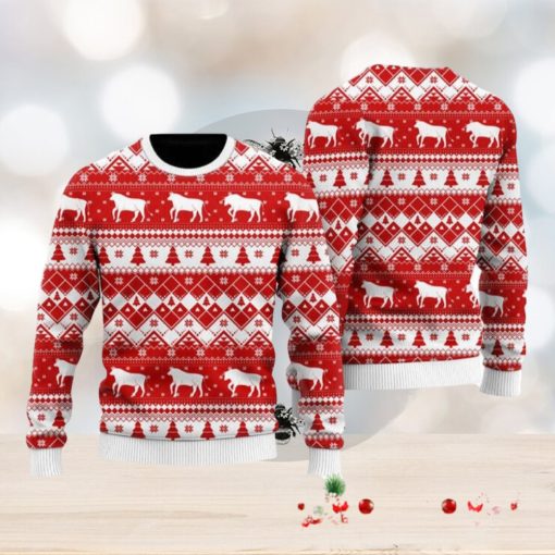 Funny Cows In Snow Ugly Christmas Sweater Funny Gift For Men And Women Family Holidays