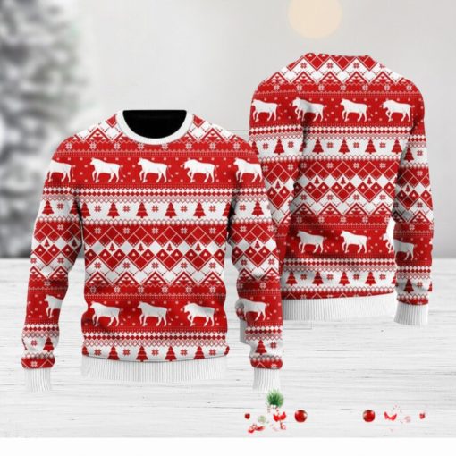 Funny Cows In Snow Ugly Christmas Sweater Funny Gift For Men And Women Family Holidays