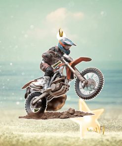 Funny Dirtbike Face Personalized Acrylic Ornament, Custom Photo Ornament