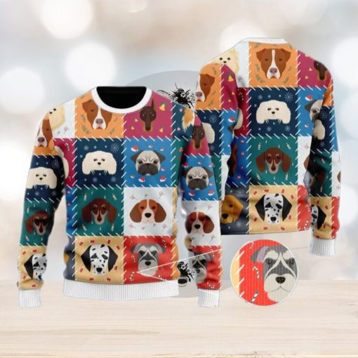 Funny Dog Face Christmas Ugly Christmas Sweater Holidaywear New Gift For Men And Women Family Holidays