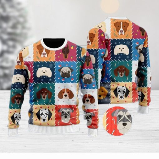 Funny Dog Face Christmas Ugly Christmas Sweater Holidaywear New Gift For Men And Women Family Holidays