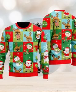 Funny Dog Wears Reindeer In Christmas Holiday Pattern Ugly Christmas Sweater Funny Gift For Men And Women Family Holidays