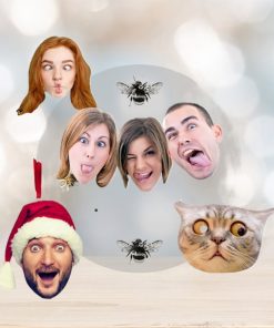 Funny Face Custom Photo Acrylic Ornament