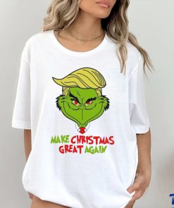 Funny Grinch Trump make Christmas great again 2023 Shirt