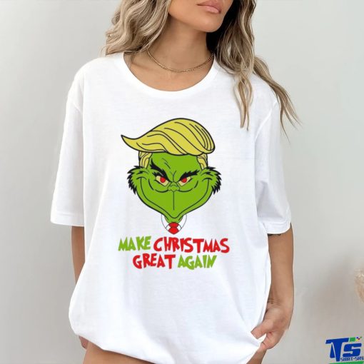 Funny Grinch Trump make Christmas great again 2023 Shirt