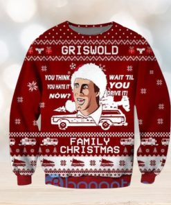 Funny Griswold Family Ugly Christmas All Over Printed 3D Sweatshirt