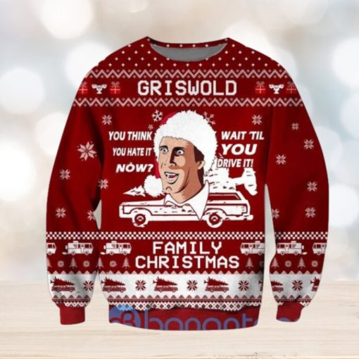 Funny Griswold Family Ugly Christmas All Over Printed 3D Sweatshirt