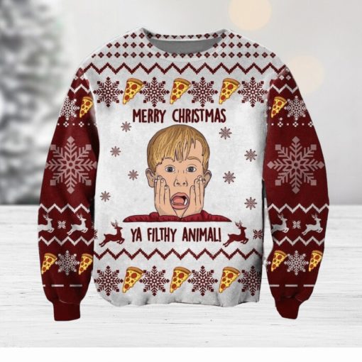 Funny Merry Ya Filthy Kevin Ugly Christmas 3D Sweater