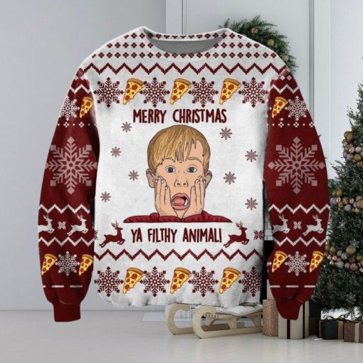 Funny Merry Ya Filthy Kevin Ugly Christmas 3D Sweater