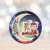 Hockey Goal Personalized Suncatcher Ornament