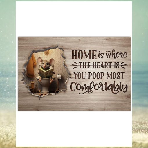 Funny Poster Decor For Bathroom Horizontal Poster