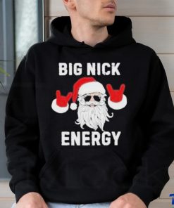 Funny Santa Big Nick Energy Santa Face Merry Christmas T Shirt