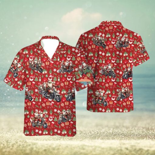 Funny Santa Claus Christmas Hawaii Shirts