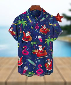 Funny Santa Claus Hawaiian Shirt