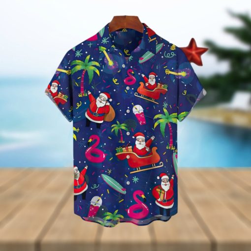 Funny Santa Claus Hawaiian Shirt