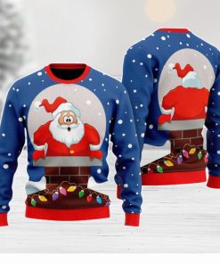 Funny Santa Loves Going Down Christmas Unisex Ugly Sweater For Men Women