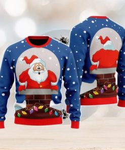 Funny Santa Loves Going Down Christmas Unisex Ugly Sweater For Men Women