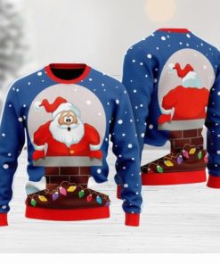 Funny Santa Loves Going Down Christmas Unisex Ugly Sweater For Men Women