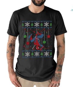 Funny Spider Man Christmas Lights Ugly Shirt