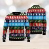 Chihuahua Reindeer Costume With Santa And Deer Christmas Unisex Ugly Sweater