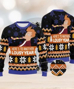 Futurama Ugly Christmas Philip J. Fry Lousy Year Ugly Sweater