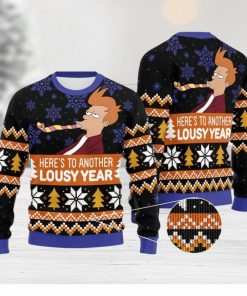 Futurama Ugly Christmas Philip J. Fry Lousy Year Ugly Sweater