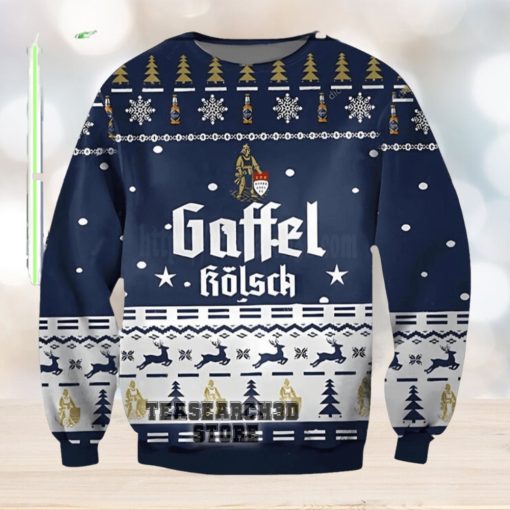 Gaffel Kolsch Beer Ugly Christmas Sweater