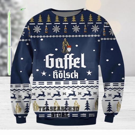 Gaffel Kolsch Beer Ugly Christmas Sweater