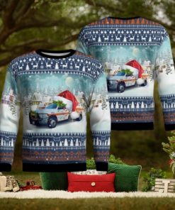 Gainesville, Texas, Cooke County Ems AopUgly Sweater Family Gift