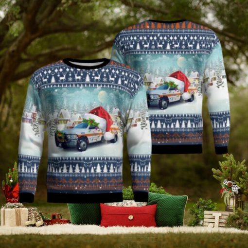 Gainesville, Texas, Cooke County Ems AopUgly Sweater Family Gift