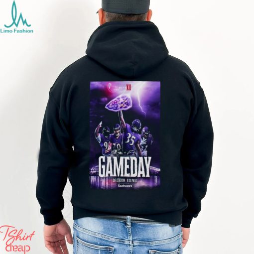 Game Day 2023 Baltimore Ravens Vs. Los Angeles Chargers Poster Shirt