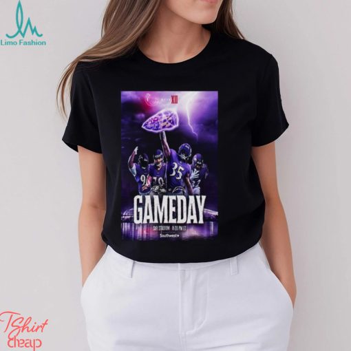 Game Day 2023 Baltimore Ravens Vs. Los Angeles Chargers Poster Shirt