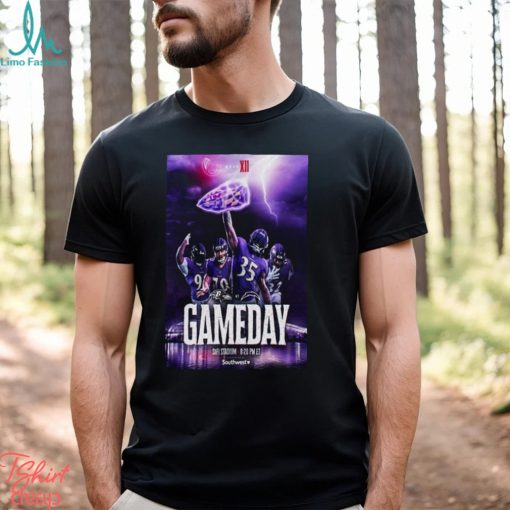 Game Day 2023 Baltimore Ravens Vs. Los Angeles Chargers Poster Shirt