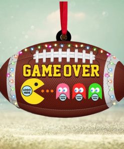 Game Over, Gift For Football Lover, Personalized Acrylic Ornament, Football Game Fan Ornament, Christmas Gift