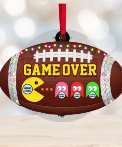 Game Over, Gift For Football Lover, Personalized Acrylic Ornament, Football Game Fan Ornament, Christmas Gift