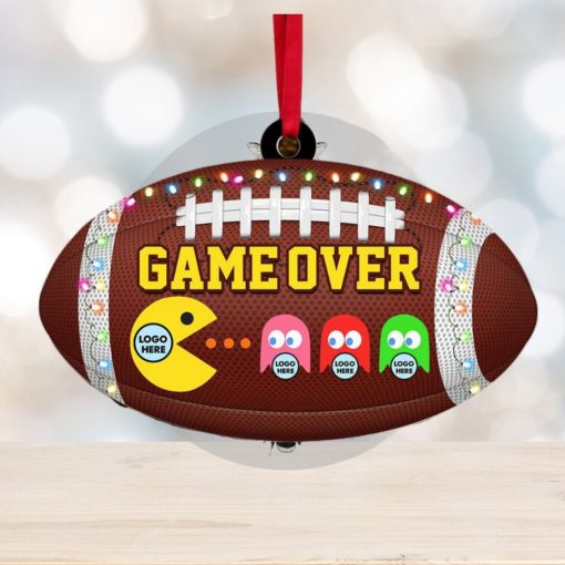 Game Over, Gift For Football Lover, Personalized Acrylic Ornament, Football Game Fan Ornament, Christmas Gift