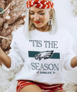 Gameday Couture White Philadelphia Eagles Take A Holiday Pullover Shirt