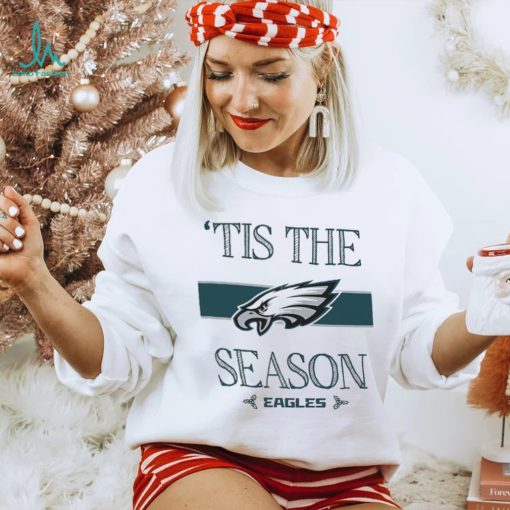 Gameday Couture White Philadelphia Eagles Take A Holiday Pullover Shirt