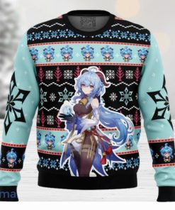 Ganyu Genshin Impact Ugly Christmas Sweater Gift For Men And Women