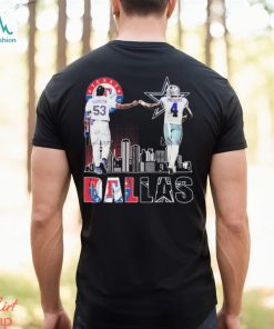 Garcia And Prescott Dallas Sports Skyline Shirt
