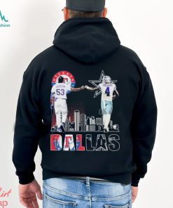 Garcia And Prescott Dallas Sports Skyline Shirt