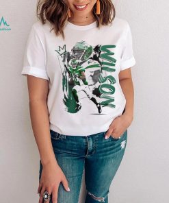 Garrett Wilson number 17 New York Jets football player pose poster shirt